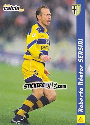 Sticker Nestor Sensini - Pianeta Calcio 1999 n. 122 - Ds