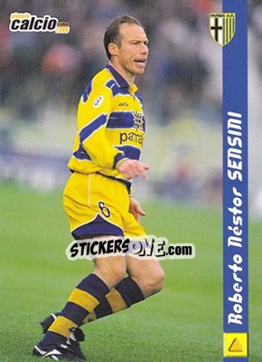 Sticker Nestor Sensini - Pianeta Calcio 1999 - Ds