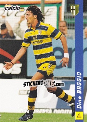 Sticker Dino Baggio - Pianeta Calcio 1999 n. 124 - Ds
