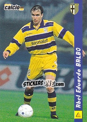 Cromo Abel Balbo - Pianeta Calcio 1999 - Ds