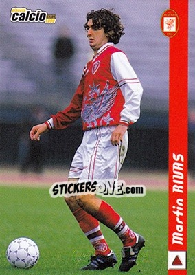 Sticker Martin Rivas - Pianeta Calcio 1999 n. 136 - Ds