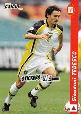 Sticker Giovanni Tedesco - Pianeta Calcio 1999 n. 140 - Ds