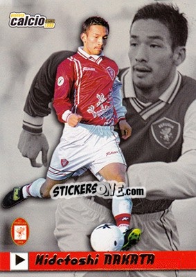 Figurina Hidetoshi Nakata - Pianeta Calcio 1999 - Ds