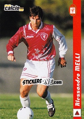 Cromo Alessandro Melli - Pianeta Calcio 1999 - Ds