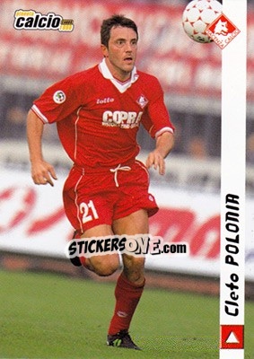 Sticker Cleto Polonia - Pianeta Calcio 1999 - Ds