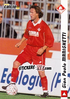 Figurina Gian Paolo Manighetti - Pianeta Calcio 1999 - Ds