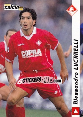 Figurina Alessandro Lucarelli - Pianeta Calcio 1999 - Ds