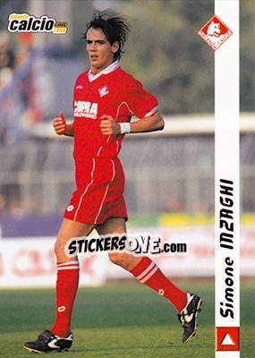 Sticker Simone Inzaghi - Pianeta Calcio 1999 n. 155 - Ds