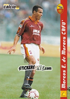 Sticker Marcos Cafu - Pianeta Calcio 1999 n. 160 - Ds