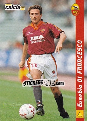 Figurina Eusebio Di Francesco - Pianeta Calcio 1999 - Ds