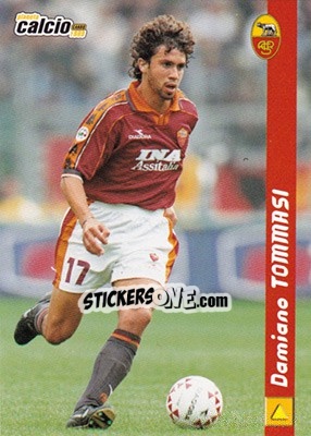 Sticker Damiano Tommasi - Pianeta Calcio 1999 n. 165 - Ds