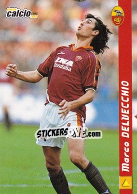 Sticker Marco Delvecchio - Pianeta Calcio 1999 n. 168 - Ds