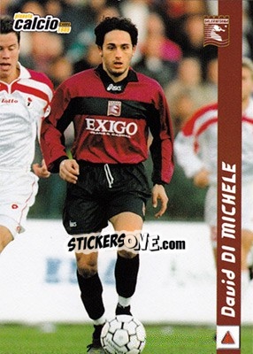 Sticker David Di Michele - Pianeta Calcio 1999 n. 182 - Ds