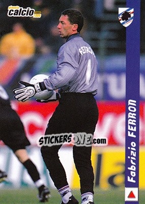 Cromo Fabrizio Ferron - Pianeta Calcio 1999 - Ds