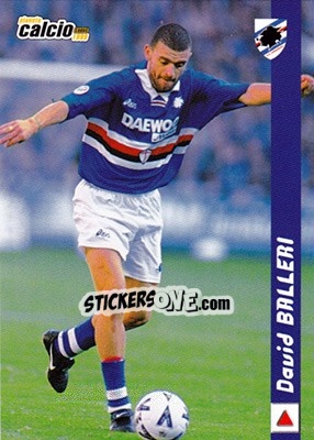 Sticker David Balleri - Pianeta Calcio 1999 - Ds