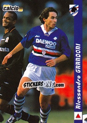 Figurina Alessandro Grandoni - Pianeta Calcio 1999 - Ds