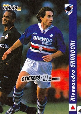 Sticker Alessandro Grandoni - Pianeta Calcio 1999 n. 186 - Ds