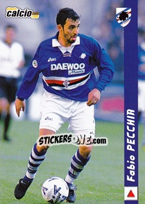 Figurina Fabio Pecchia - Pianeta Calcio 1999 - Ds