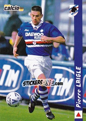 Cromo Pierre Laigle - Pianeta Calcio 1999 - Ds