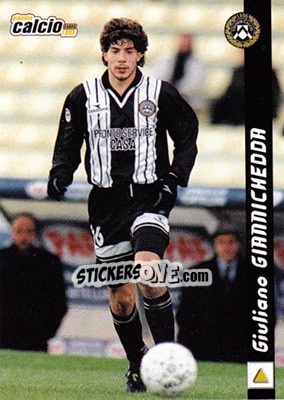 Sticker Giuliano Giannichedda - Pianeta Calcio 1999 n. 201 - Ds