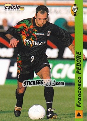 Figurina Francesco Pedone - Pianeta Calcio 1999 - Ds
