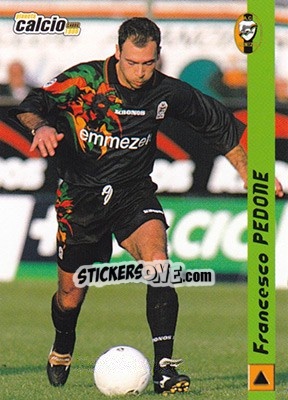 Sticker Francesco Pedone - Pianeta Calcio 1999 n. 212 - Ds