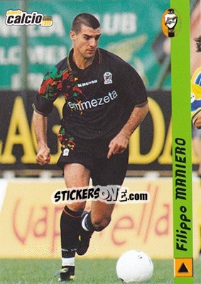 Cromo Filippo Maniero - Pianeta Calcio 1999 - Ds