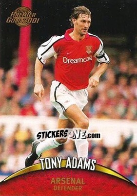Sticker Tony Adams - Premier Gold 2000-2001 n. 1 - Topps
