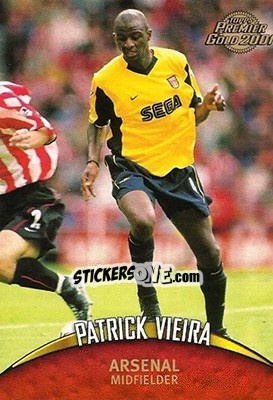 Sticker Patrick Vieira - Premier Gold 2000-2001 - Topps