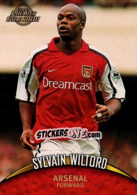 Sticker Sylvain Wiltord - Premier Gold 2000-2001 n. 5 - Topps