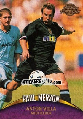 Sticker Paul Merson - Premier Gold 2000-2001 - Topps