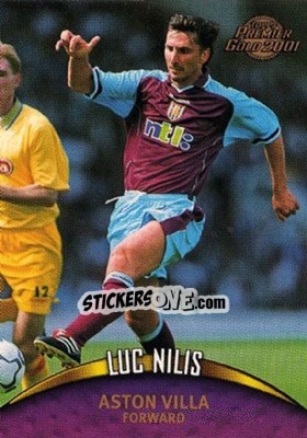 Sticker Luc Nilis - Premier Gold 2000-2001 n. 14 - Topps