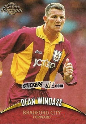 Sticker Dean Windass - Premier Gold 2000-2001 n. 15 - Topps