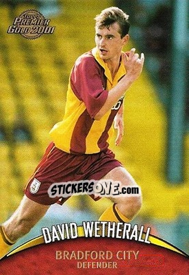 Sticker David Wetherall - Premier Gold 2000-2001 n. 16 - Topps