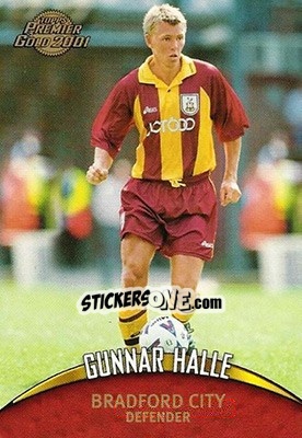 Sticker Gunnar Halle - Premier Gold 2000-2001 n. 18 - Topps