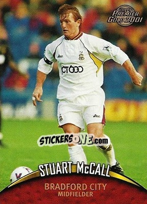 Sticker Stuart McCall - Premier Gold 2000-2001 n. 20 - Topps