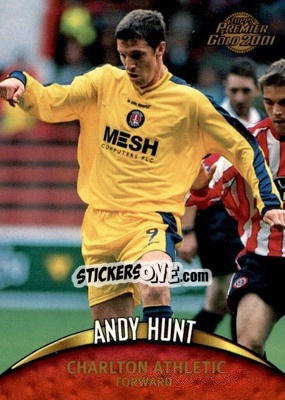 Sticker Andy Hunt - Premier Gold 2000-2001 n. 22 - Topps