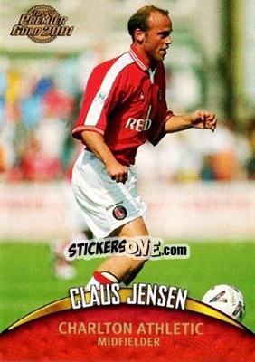 Sticker Claus Jensen - Premier Gold 2000-2001 n. 23 - Topps
