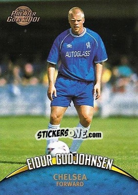 Sticker Eidur Gudjohnsen - Premier Gold 2000-2001 n. 27 - Topps