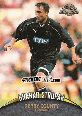 Sticker Branko Strupar - Premier Gold 2000-2001 n. 40 - Topps