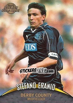 Sticker Stefano Eranio - Premier Gold 2000-2001 n. 44 - Topps