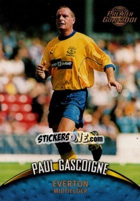 Sticker Paul Gascoigne - Premier Gold 2000-2001 n. 45 - Topps