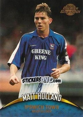 Sticker Matt Holland - Premier Gold 2000-2001 n. 53 - Topps