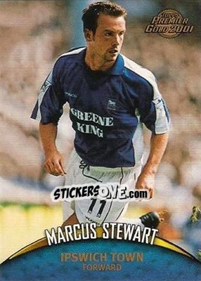 Sticker Marcus Stewart - Premier Gold 2000-2001 n. 54 - Topps