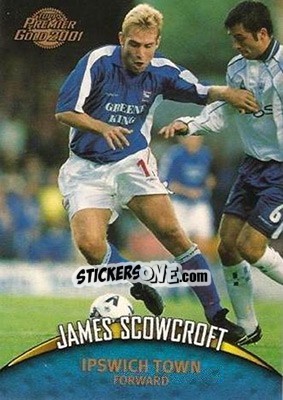 Sticker James Scowcroft - Premier Gold 2000-2001 n. 55 - Topps