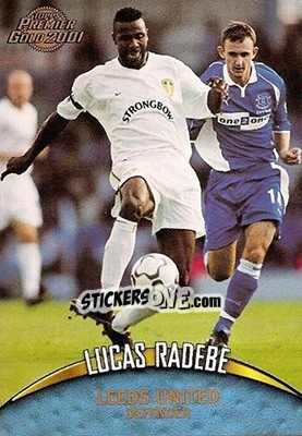Sticker Lucas Radebe - Premier Gold 2000-2001 n. 57 - Topps