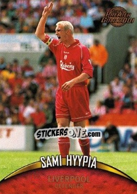 Cromo Sami Hyypia - Premier Gold 2000-2001 n. 70 - Topps