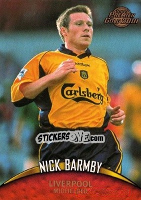 Sticker Nick Barmby - Premier Gold 2000-2001 n. 72 - Topps