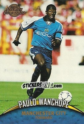 Sticker Paulo Wanchope - Premier Gold 2000-2001 n. 77 - Topps