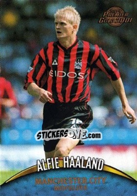 Sticker Alfie Haaland - Premier Gold 2000-2001 n. 78 - Topps